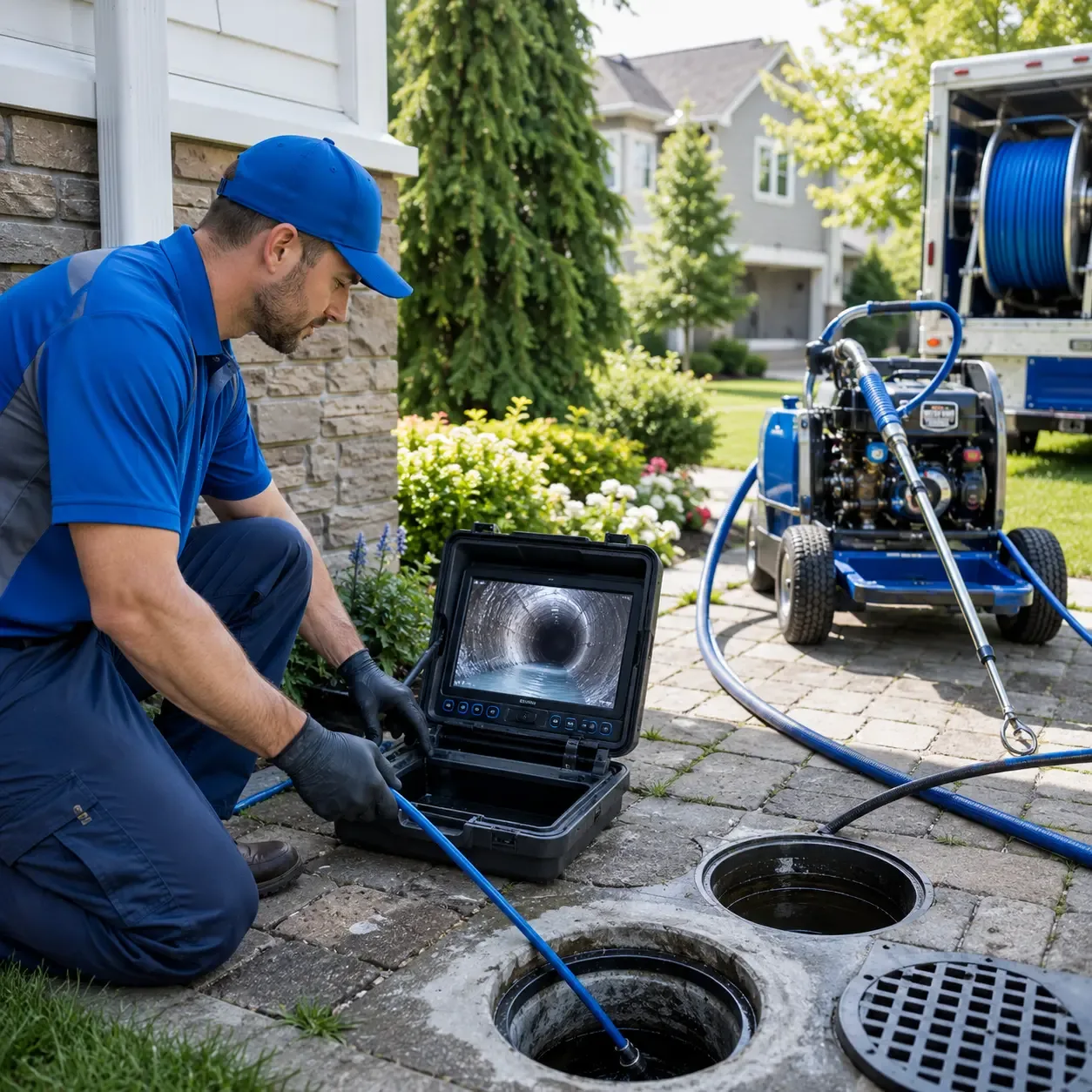 Outdoor drain cleaning professionals serving Bristol, RI